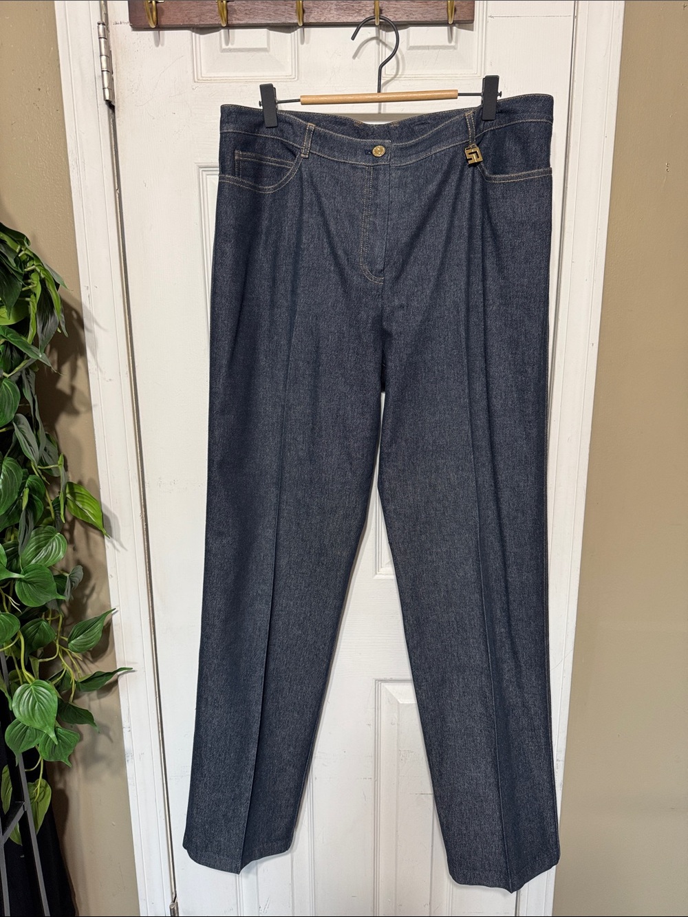 St. John Sport Marie Denim Jeans Size 14 W 17”